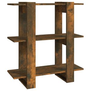 vidaXL grāmatu plaukts, aizslietnis, ozola krāsa, 80x30x87 cm