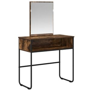 vidaXL Dressing galds ar plauktu Kūpināts ozols 81 x 40 x 131 cm