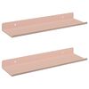 vidaXL Peldējo&scaron;ais plaukts 2 pcs Rozā 30 x 9 x 2,5 cm Tērauds
