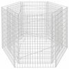 vidaXL gabions, augstā puķu kaste, 160x140x100 cm, se&scaron;stūrveida