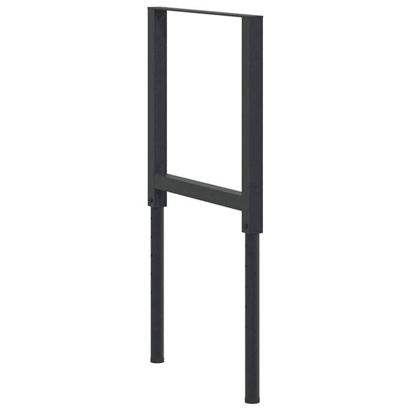 vidaXL darbagalda kājas, 2 gab., regulējamas, metāls, 55x(69-95,5) cm