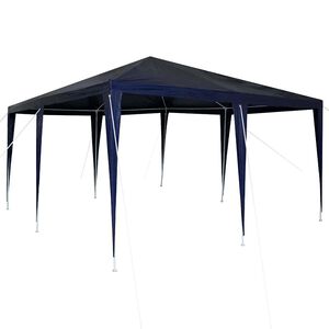 vidaXL Balles telts Zila 400 x 400 x 266 cm Polietilēns un tērauds