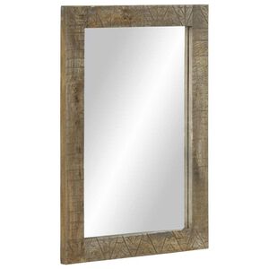 vidaXL Vannas istabas spogulis 50x2,5x70 cm Masīvkoka Mango