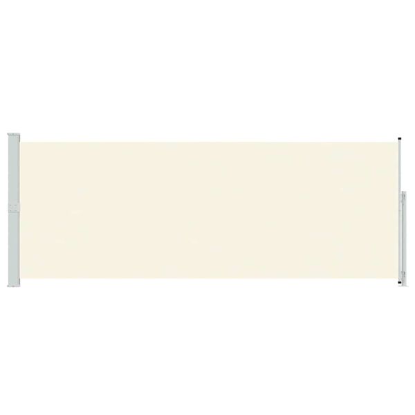 vidaXL izvelkama sānu markīze, krēmkrāsas, 180x500 cm