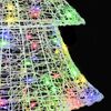 vidaXL Ziemassvētku eglīte su 240 LED Daudzkrāsains 180 cm Akrils