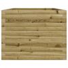 vidaXL dārza puķu kaste, 90x60x46 cm, impregnēts priedes koks
