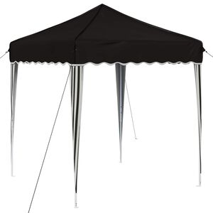 vidaXL Pop-up svinību teltis 195 x 195 x 245 cm Melns Oksforda audums