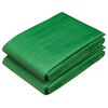 vidaXL Pārklājs ar acīm 2 gab. Zaļa 1,5 x 20 m 260 gsm PE