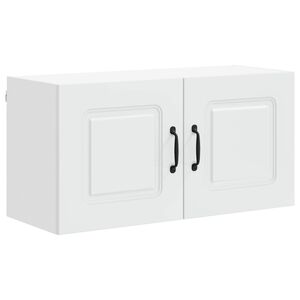 vidaXL Trauku ma&scaron;īnas panelis Kalmar Balts 80 x 31 x 40 cm