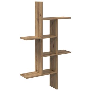 vidaXL Sienas plaukts Artisan Ozols 61 x 15 x 102 cm Inženierijas koks