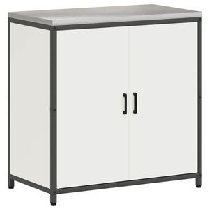 vidaXL Virtuves Uzglabā&scaron;ana HATTEM Balts 90 x 50 x 92 cm Tērauds