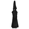 vidaXL saulessarga rezerves audums, melns, 610 cm