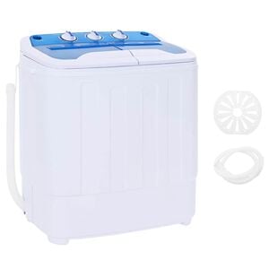 vidaXL mini veļasma&scaron;īna, 5,6 kg, divi kubli