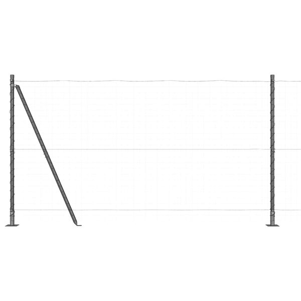 vidaXL Žoga āķis 13 pcs Pelēka Tērauds