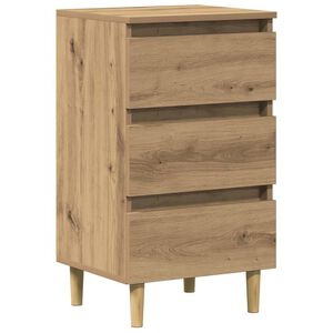 vidaXL naktsskapītis Artisan ozols 40x35x69 cm inženierijas koks