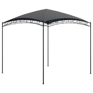 vidaXL dārza nojume, 3x3x2,65 m, antracītpelēka, 180 g/m&sup2;