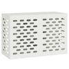 vidaXL Gaisa kondicioniera pārsegs Balts 90 x 40 x 60 cm Tērauds
