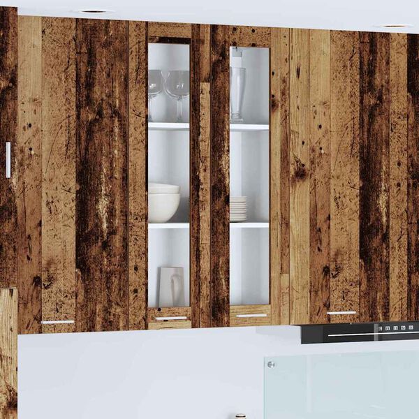 vidaXL Piekarams skapītis Vecs koks 60 x 31 x 100 cm Inženierijas koks