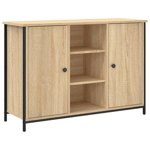 vidaXL plaukts, ozolkoka krāsa, 100x35x70 cm, inženierijas koks