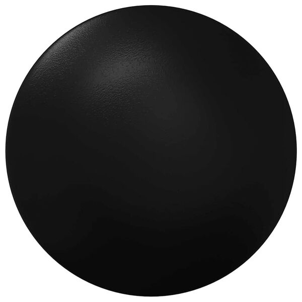 vidaXL Futbola Galda Beigu Vāciņi 10 pcs Melna 1,9 x 1,9 x 1,6 cm