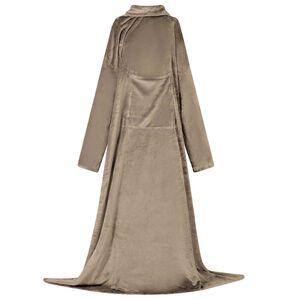 vidaXL Segas džemperis ar kapuci Kamieļu krāsa Flanelis