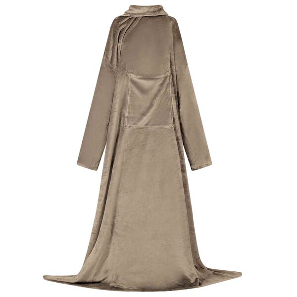 vidaXL Segas džemperis ar kapuci Kamieļu krāsa Flanelis