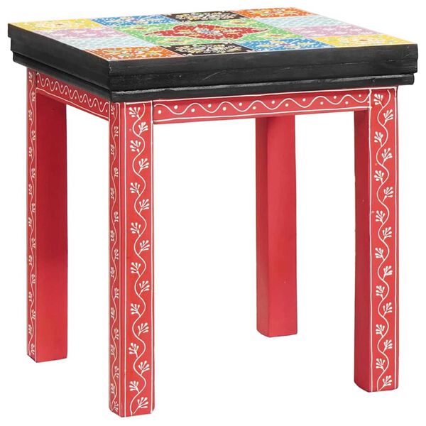 vidaXL Nesting galds Brūna 38 x 38 x 41.5 cm Mango masīvkoks