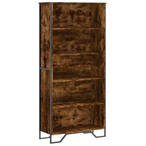 vidaXL grāmatu plaukts, ozola krāsa, 80x31x169 cm, inženierijas koks
