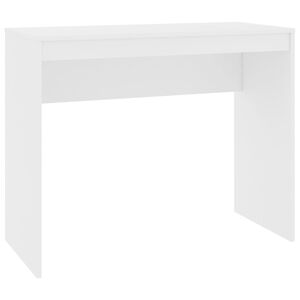vidaXL rakstāmgalds, balts, 90x40x72 cm, inženierijas koks
