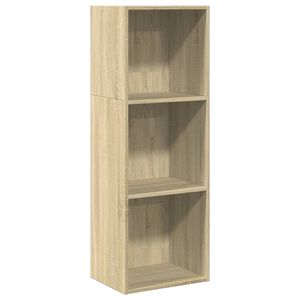 vidaXL grāmatu plaukts, ozola krāsa, 40x30x114 cm, inženierijas koks
