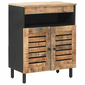 vidaXL Uzglabā&scaron;anas skapji Dabiska 60 x 33 x 75 cm Cieta mango koksne