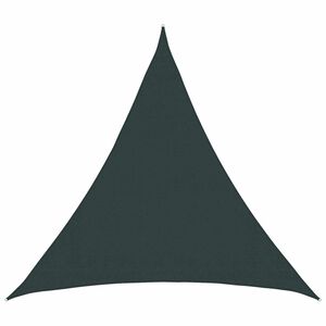 vidaXL Saulessargs 2 x 2 x 2 m HDPE Trīsstūrveida Tum&scaron;i zaļ&scaron;