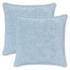 vidaXL Spilvenu pārvalks 2 gab. HOUTEN Gai&scaron;i zila 35 x 35 cm