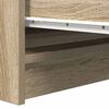 vidaXL Bufete Sonoma Ozols 100x35x99 cm Engineered Wood