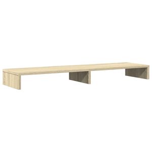 vidaXL monitora paliktnis, ozolkoka, 100x27x10 cm, inženierijas koks