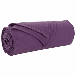vidaXL Pleds Violeta 170 x 130 cm Flīss