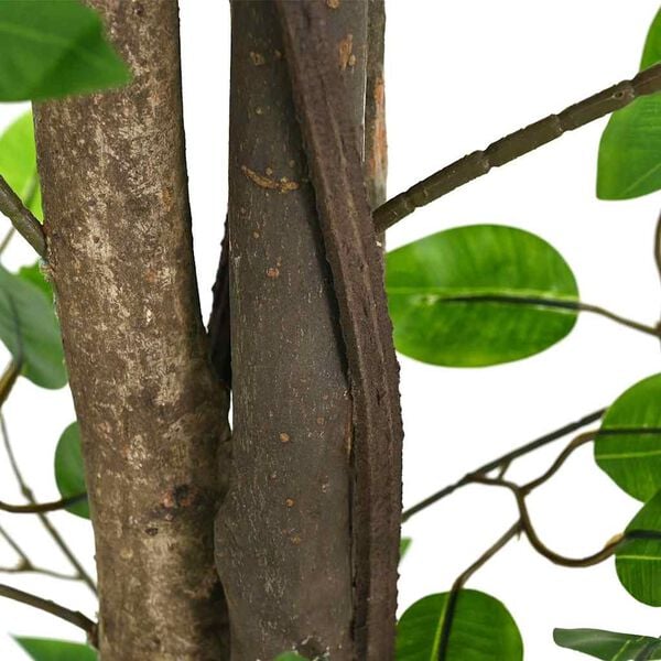 vidaXL mākslīgais fikusa augs, 1260 lapas, 200 cm, zaļ&scaron;