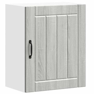 vidaXL virtuves sienas skapis "Lucca" Pelēks Sonoma Engineered Wood