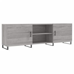 vidaXL TV skapītis, pelēka ozola krāsa, 150x30x50cm, inženierijas koks