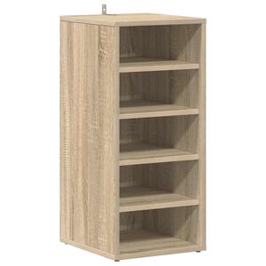 vidaXL apavu plaukts, ozolkoka, 31,5x35x70 cm, inženierijas koks