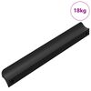 vidaXL Rokturi 973 gab. Melns 106 x 7,4 x 15,5 mm Alumīnijs