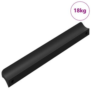 vidaXL Rokturi 973 gab. Melns 106 x 7,4 x 15,5 mm Alumīnijs