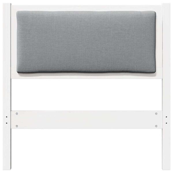 vidaXL Galvgalis Cits Balts 75 cm Priedes masīvkoks