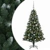 vidaXL Mākslīgā Ziemassvētku eglīte ar rotājumiem 120 cm 150 LED