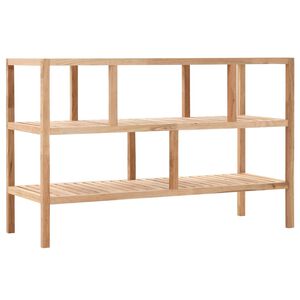 vidaXL vannasistabas plaukts, 100x40x65 cm, valriekstu masīvkoks