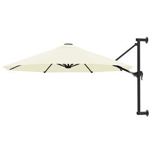 vidaXL saulessargs ar metāla kātu, smil&scaron;u krāsā, 300 cm