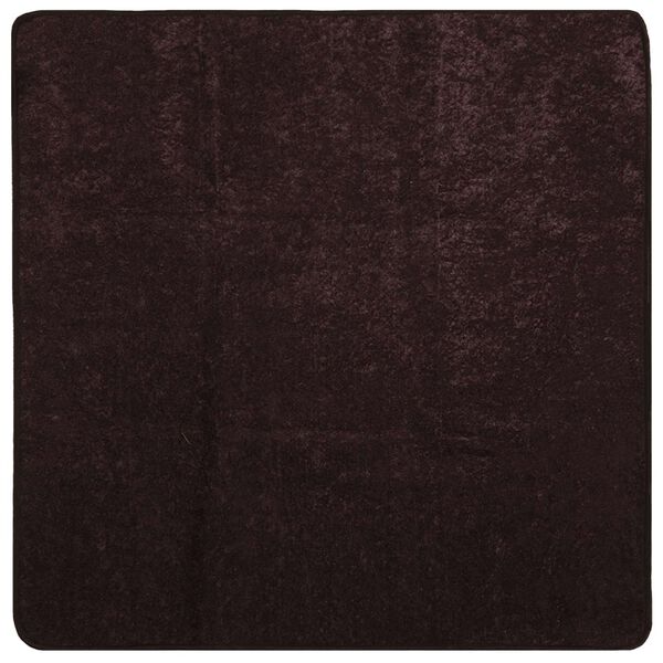 vidaXL Paklāja ceļ&scaron; MARSA Antracīts 100 x 100 cm Poliesters un PVC