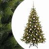 vidaXL Mākslīgā Ziemassvētku egle ar bumbiņu 180 cm 300 LED