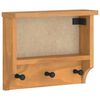 vidaXL Pie sienas stiprināms mēteļu pakaramais SANDNES 45x12x35 cm