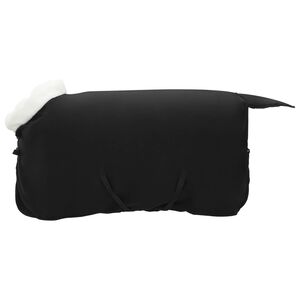 vidaXL Zirgu sega Melns 75 cm Polāra poliestera